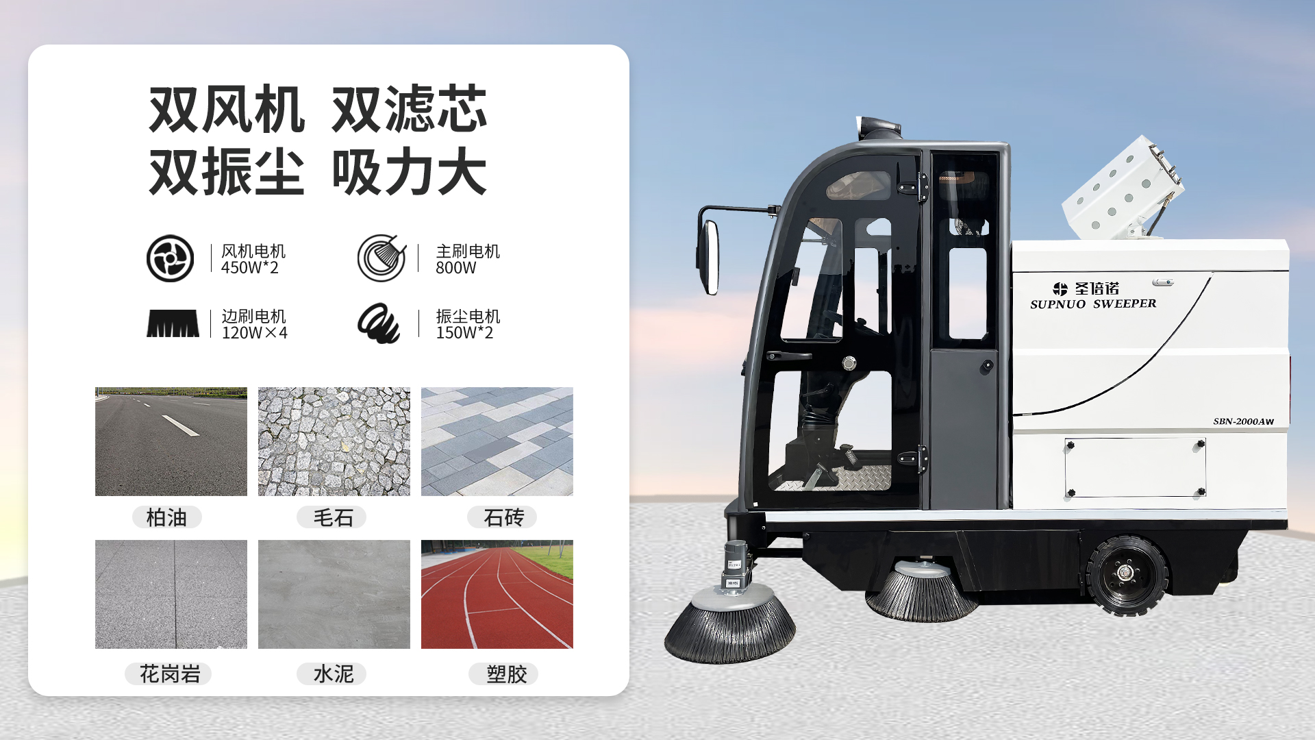 昌都电动扫地车的优势与应用场景